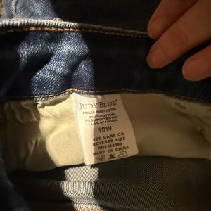 Judy Blue Women's High Rise Dark Blue Jeans $30 Size 18w